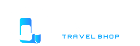 Tenerife Travel Shop logo dark background